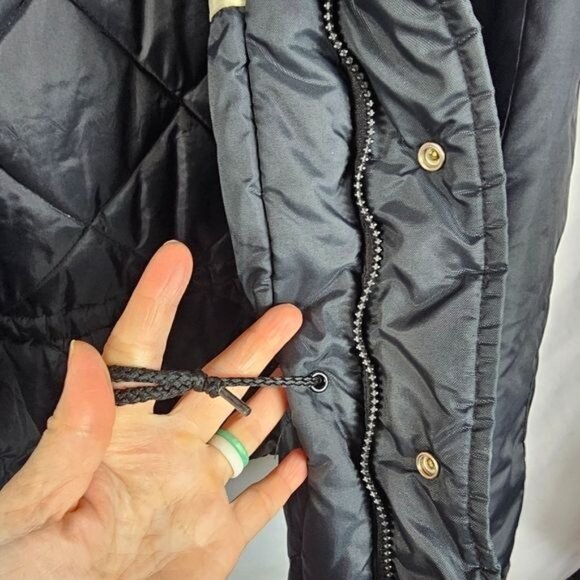 Vtg FedEx Reflective Heavy Hooded Coat Sz XXL Delivery Uniform Stan Herman - Picture 6 of 15